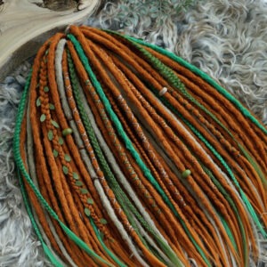 Бохо-комплект в рыжем оттенке "Весенняя листва"