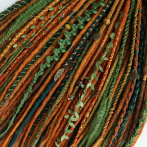 Рыжий бохо-комплект "Осенний лес"