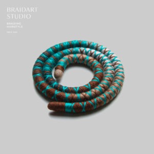 Большой луполокс для дред и кос "Мятный бриз".