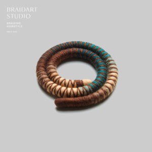 Маленький луполокс для дред и кос "Осенний лес".