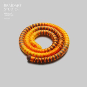 Большой луполокс для дред и кос "Огонь".